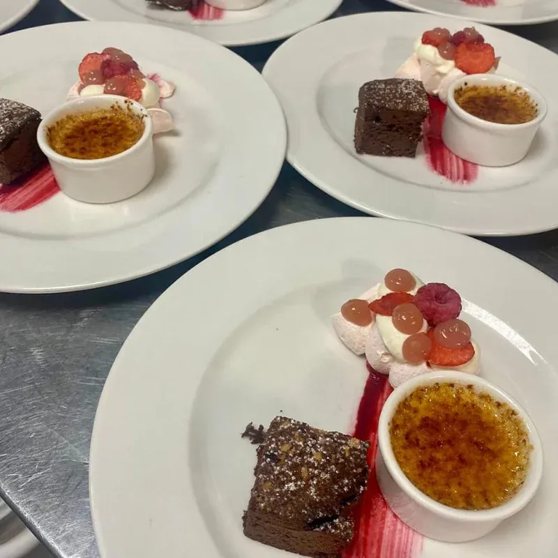 Plated desserts