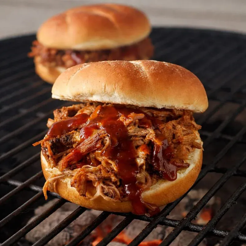 Pulled pork bap